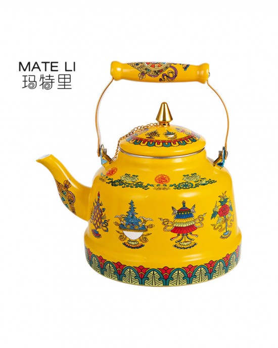 Wholesale 3.3L Enamel Kettle Camping Household Teapot Handle Ename Coffee Kettle Wholesale 3.3L Enamel Kettle Camping Household Teapot Handle Ename Coffee Kettle