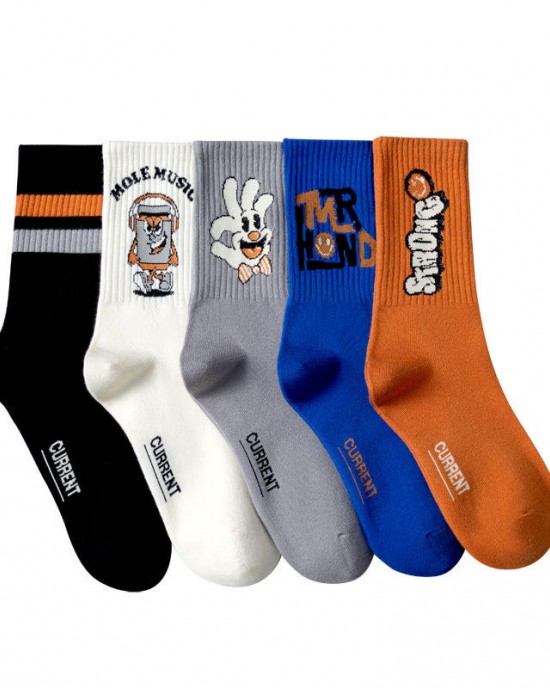 Xiangyi Oem Fashionable Hip Hop Youth Jacquard Knitted Crew Custom Cotton Outdoor Dress Socks for Men Xiangyi Oem Fashionable Hip Hop Youth Jacquard Knitted Crew Custom Cotton Outdoor Dress Socks for Men