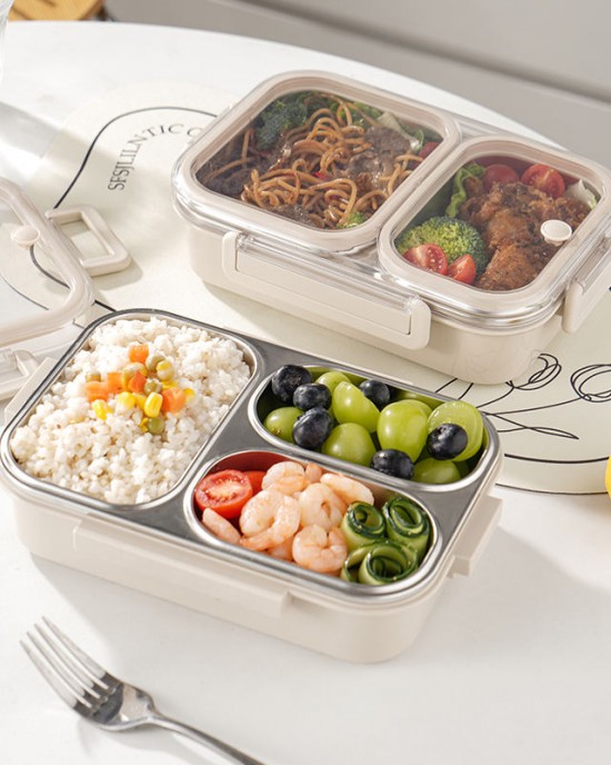 Custom Japanese Style Stainless Steel 304 Metal Good Meal Prep Food Containers Lunch Box Bento Boxes With Logo 2 Compartments Custom Japanese Style Stainless Steel 304 Metal Good Meal Prep Food Containers Lunch Box Bento Boxes With Logo 2 Compartments