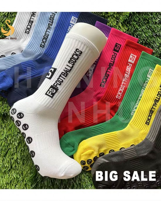 Custom Made Popular High Quality Compression Grip Socks Athletic Anti slip Football Socks Men's Kids FS Sports Soccer Socks Custom Made Popular High Quality Compression Grip Socks Athletic Anti slip Football Socks Men's Kids FS Sports Soccer Socks