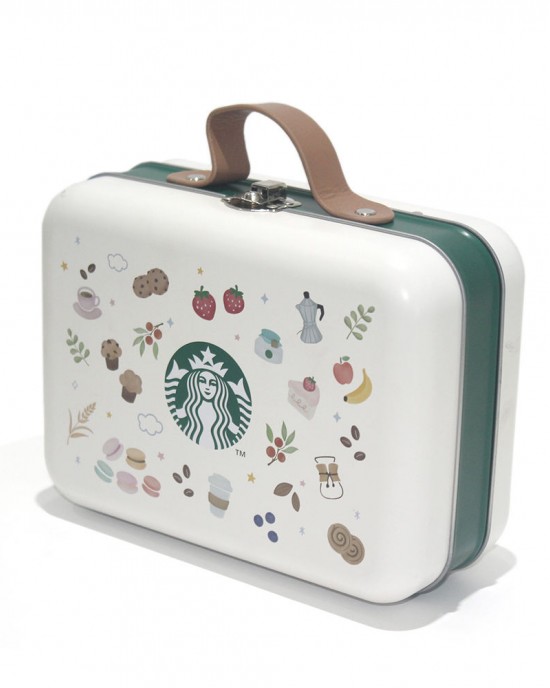 SZM Wholesale Rectangular briefcase custom tin box American Kid Metal Tin Lunch Box With Handle SZM Wholesale Rectangular briefcase custom tin box American Kid Metal Tin Lunch Box With Handle