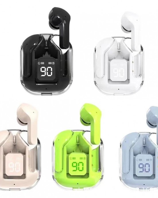 Hot-selling Transparent Digital Display Headphones Portable In-Ear Wireless Headphones Original Manufacturer Hot-selling Transparent Digital Display Headphones Portable In-Ear Wireless Headphones Original Manufacturer