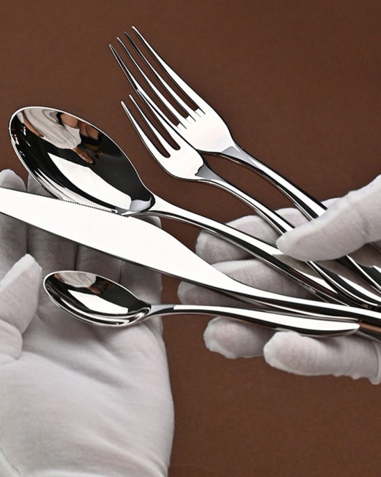 Heavy Duty Stainless Steel Silverware Exquisite Flatware Cutlery Set Wedding Banquet Hotel Fork Spoon Knife Heavy Duty Stainless Steel Silverware Exquisite Flatware Cutlery Set Wedding Banquet Hotel Fork Spoon Knife