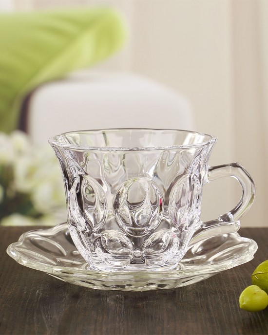 145ml 4.9oz DELI Wholesale Vintage Luxury Glass Clear Modern Tea Cup with Handle 145ml 4.9oz DELI Wholesale Vintage Luxury Glass Clear Modern Tea Cup with Handle