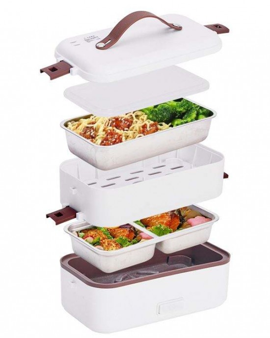 New Products Heat-Resistant 0.8L Electric Heated Lunch Box Private Label New Products Heat-Resistant 0.8L Electric Heated Lunch Box Private Label