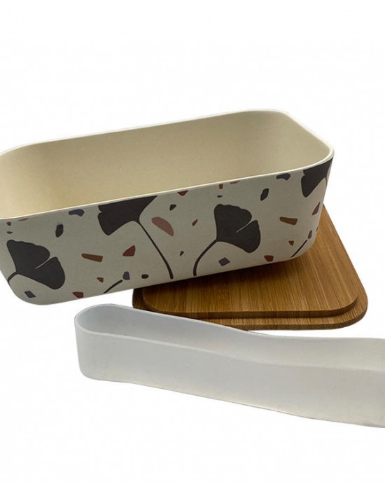 New creative customize logo lunch box portable bamboo fiber lunch box New creative customize logo lunch box portable bamboo fiber lunch box