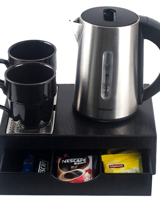 Honeyson Hotel Welcome Tray Tea Tray Set With 0.6L 304 Stainless Steel Kettle M-H1263 Low Wattage Electric Kettles Welcome Tray Honeyson Hotel Welcome Tray Tea Tray Set With 0.6L 304 Stainless Steel Kettle M-H1263 Low Wattage Electric Kettles Welcome Tray