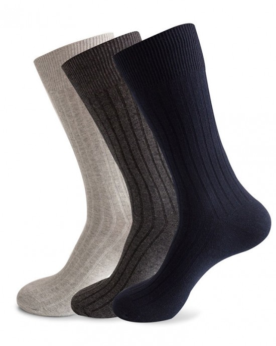 Wholesale Large Size Men Socks Ribbed Combed Cotton Comfortable Black Beige Crew Socks Dress Socks Wholesale Large Size Men Socks Ribbed Combed Cotton Comfortable Black Beige Crew Socks Dress Socks