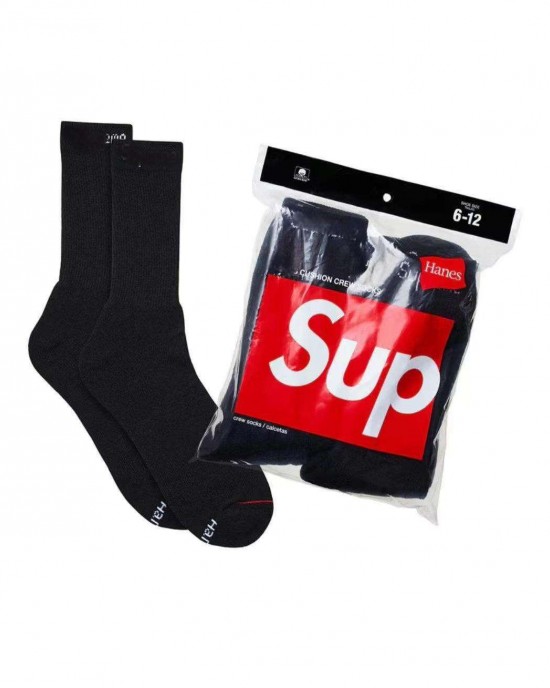 2 Pairs Hane Crew Socks Towel Bottom Fashion Sports Basketball Socks 2 Pairs Hane Crew Socks Towel Bottom Fashion Sports Basketball Socks