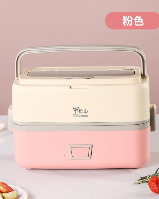 Electric Portable Heating Food Warmer Rice Container Dinnerware Sets for self heating with 304 stainless steel lunch box Electric Portable Heating Food Warmer Rice Container Dinnerware Sets for self heating with 304 stainless steel lunch box