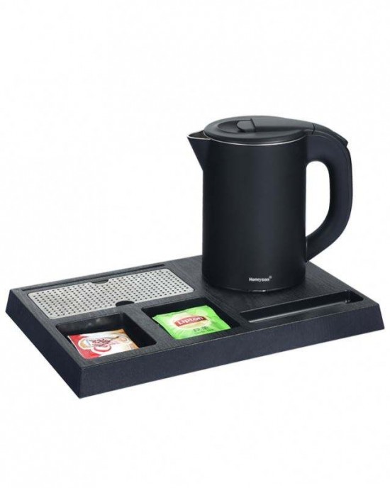 Wholesale Hotel Electric Kettles With Tray Set One Stop Solution 5 Star Hotel Design Water Kettles Welcome Tray Tea Wholesale Hotel Electric Kettles With Tray Set One Stop Solution 5 Star Hotel Design Water Kettles Welcome Tray Tea