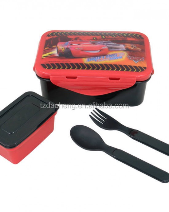 Dinnerware Sets Custom Design 3d Cartoon Printing Plastic Kids Bento Lunch Box For School Dinnerware Sets Custom Design 3d Cartoon Printing Plastic Kids Bento Lunch Box For School