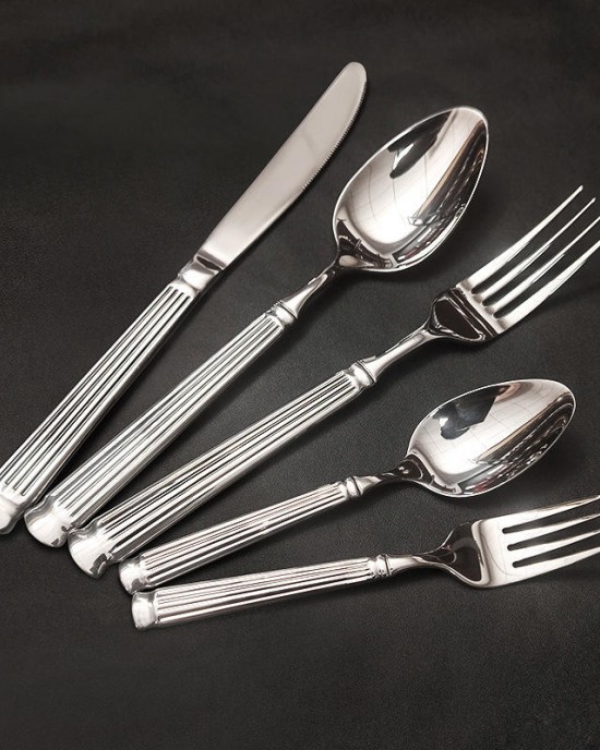 High Quality Cheap Restaurant Cutlery Silverware Bulk Stainless Steel Knife Fork Spoon Steak Knife Flatware Set For Wedding High Quality Cheap Restaurant Cutlery Silverware Bulk Stainless Steel Knife Fork Spoon Steak Knife Flatware Set For Wedding
