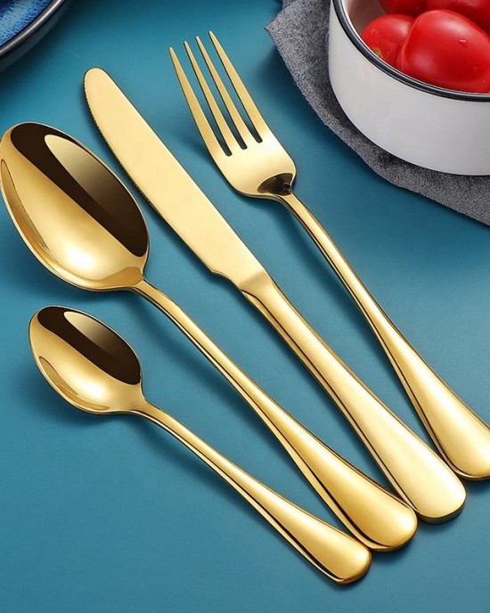 Factory Wholesale Silverware Set Mirror Polished Stainless Steel Flatware Cutlery Set Kitchen Utensil Set Knife Fork Spoon Factory Wholesale Silverware Set Mirror Polished Stainless Steel Flatware Cutlery Set Kitchen Utensil Set Knife Fork Spoon