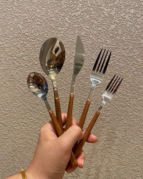 Shopee Japanese Korean Ins Dessert Tea Spoon Fork Knife Western Tableware Wood Grain Handle Stainless Steel Cutlery Set Shopee Japanese Korean Ins Dessert Tea Spoon Fork Knife Western Tableware Wood Grain Handle Stainless Steel Cutlery Set