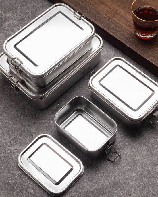Square Shape Insulated Bento Lunch Box Multifunctional Thermal Food Storage Container Kitchen Use Portable Stainless Steel 0-3L Square Shape Insulated Bento Lunch Box Multifunctional Thermal Food Storage Container Kitchen Use Portable Stainless Steel 0-3L