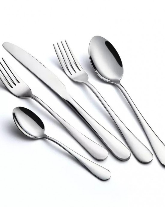 Wholesale Hotel Fork Spoon Knife Restaurant Cutlery Stainless Steel Flatware Sliver Silverware Set Wholesale Hotel Fork Spoon Knife Restaurant Cutlery Stainless Steel Flatware Sliver Silverware Set