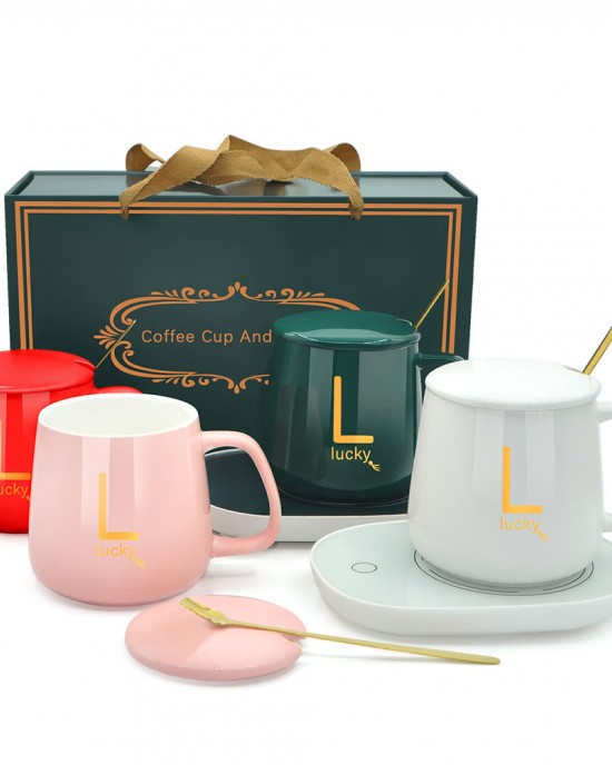 400ml 55 Degree Heating Cup Custom Ceramic Business Gifts Warm Mug Usb Plug Porcelain Coffee With Logo Present Set Cup Warmer 400ml 55 Degree Heating Cup Custom Ceramic Business Gifts Warm Mug Usb Plug Porcelain Coffee With Logo Present Set Cup Warmer