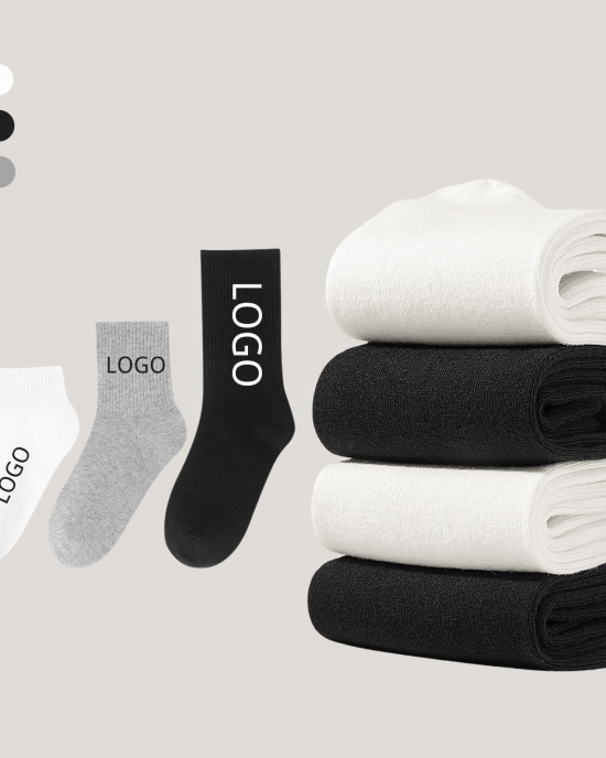 Custom Socks Design Own Logo Crew Socks Cotton Black Man Sport Sock Custom Socks Design Own Logo Crew Socks Cotton Black Man Sport Sock
