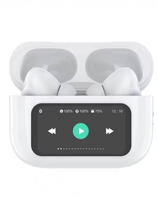 W63 Touch Screen Led Digital Display Power Real ANC ENC Quad Mics Tour Pro Tws Earbuds Earphone Smart Screen headphone W63 Touch Screen Led Digital Display Power Real ANC ENC Quad Mics Tour Pro Tws Earbuds Earphone Smart Screen headphone