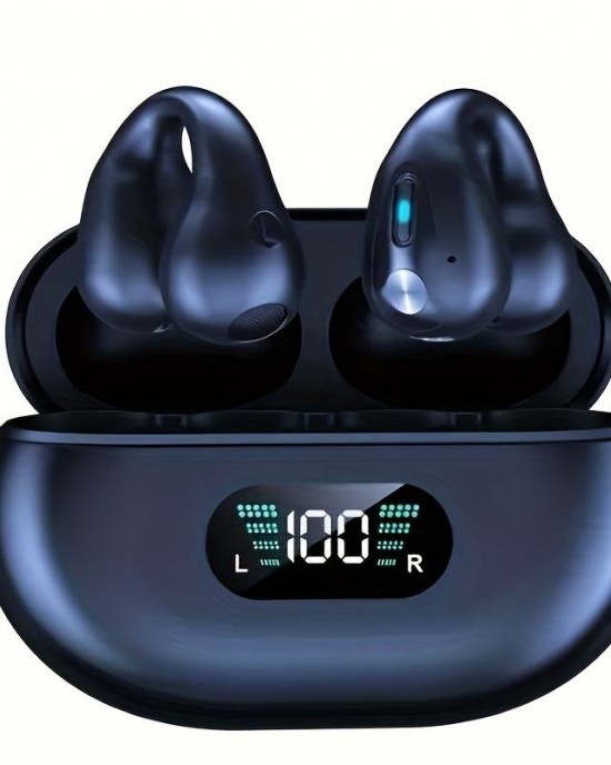 Display Mini Music Headphones Waterproof noise cancelling clip-on ears TWS Bluetooth Earphone Wireless Earbuds Display Mini Music Headphones Waterproof noise cancelling clip-on ears TWS Bluetooth Earphone Wireless Earbuds